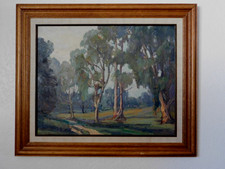 HARVEY B. COLEMAN (1884-1959) California Plein-Aire Impressionist Landscape, O/B picture