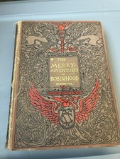 1903 Howard Pyle MERRY ADVENTURES OF ROBIN HOOD Scribner Antique Illustrated picture