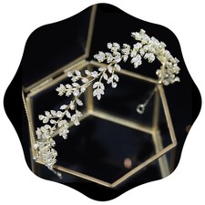 Fashion Bridal Headpieces Wedding Bride Accessories Cubic Zirconia Headbands CZ picture