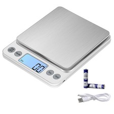 Upgraded Larger Size Digital Food Scale Weight Grams and OZ, 5kg/0.1g picture