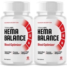 Hema Balance Advanced Blood Health Support Supplement HemaBalance 120 Capsules picture