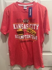 Charlie Hustle KC Chiefs T Shirt Size M New With Tags picture