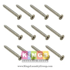 12 PCS NEW 9545-008-014 STAINLESS STEEL DEXTER WASHER FRONT PANEL SCREW picture