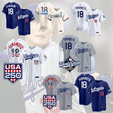 new Dodgers Yoshinobu Yamamoto #18 ALL OVER PRINT Jersey S-5XL picture