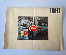 Vintage 1967 Pearl Lager Beer Calendar San Antonio Texas Spanish Breweriana picture