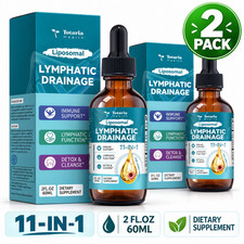Totaria Liposomal Lymphatic Drainage Drops 11-in-1 Organic 2 Fl Oz 2 Pack picture