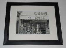 Framed Ramones CBGB 1975 B/W NYC Punk Johnny, Joey, Tommy, Dee Dee 14