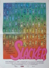 SLACKER - RICHARD LINKLATER / ANARCHIST / TEXAS - REISSUE MOVIE POSTER picture