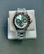 Stuhrling 3960 Ultima ChronoGraph, Ice Blue Dial, With Brown Bezel Brand New picture