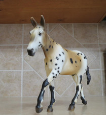 Breyer #1144 Leopard Spotted Mule Brown Sunshine mold retired 2001-02 picture