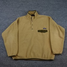 Patagonia Synchilla Snap-T Fleece Pullover Mens Large Tan Brown 25450 FA12 picture