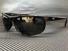 RAY BAN RB2027 601 W1 Black Rectangle 62 mm Unisex Polarized Sunglasses picture