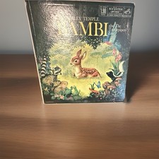 Vintage Walt Disney Bambi Story LP RCA Victor 33 RPM Kids Record picture