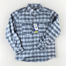 AFTCO Men's Buffalo Bill Tech Fleece LS Shirt Fishing Size Medium NWT Gray picture