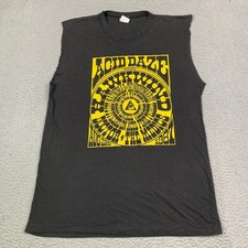 Vintage Acid Daze Hawkwind Tour 1987 Prog Rock Shirt Size XL *cutoff picture