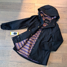 Pendleton Ladies’ Rain Jacket Black 💗 Water Resistant S SMALL *NEW NWT Ships ⚡ picture
