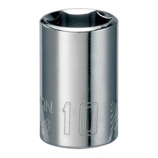 CRAFTSMAN Shallow Socket, Metric, 1/4-Inch Drive, 10mm, 6-Point (CMMT43508) picture