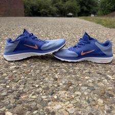 Nike FS Lite Run 3 Blue & Orange Lightweight Running Shoes Men’s Size 7 picture