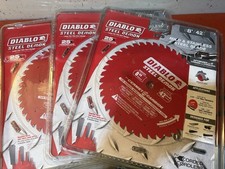 Diablo Steel Demon D0842CF 8” 42T LOT OF 10 Cutting Saw Blades Cermet II Carbide picture