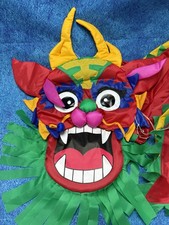 Large 6.5 ft SPINNER WIND SOCK Colorful Chinese Dragon picture