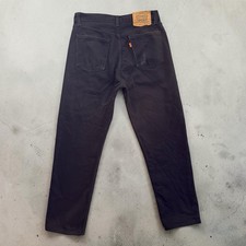 Vintage Levi's 615 02 Orange Tab Black Jeans Made in Spain 29x29 picture