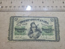 🇨🇦 Dominion of Canada 25 cents 1870 DC-1 