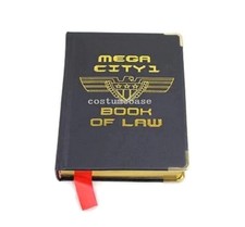 Judge Dredd BOOK of LAW props replica notebook Mega City 1 picture