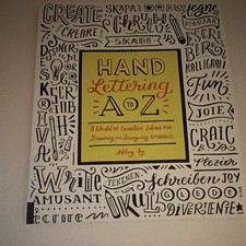 Abbey Sy Hand Lettering A to Z Soft Cover 2017 Drawing & Designing Alphabets.  picture