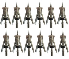 12pcs Rage Hypodermic Trypan 2 Blade 100 Grain Cut Dia Expandable broadheads picture