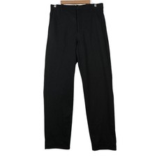 COS Womens Black Straight Leg Tailored Trousers Pants 6 Cotton Blend Button Fly picture