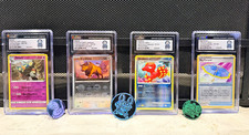 Pokemon TCG 4 CGC Authenticated Guinness World Record Holder Reverse Holo Bundle picture