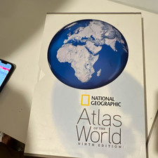 National Geographic Atlas of the World Ninth Edition Hardcover, World picture