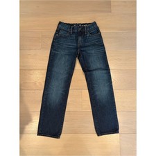 Boys size 12 GAP Kids '90s Original Straight Jeans in Dark Blue. picture