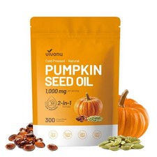 VIVONU Pumpkin Seed Oil 1000mg with Saw Palmetto 300 Softgels picture