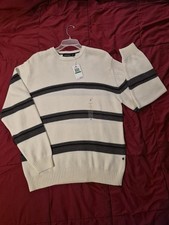 VINTAGE 2007 Deadstock - Nautica Striped Knit Sweater  New w Tags - Large picture