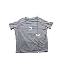 Lululemon Shirt Short Sleeve Back Logo Seam Detail Periwinkle Blue Womens picture
