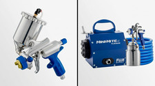 FUJI SPRAY MINI-MITE 4 PLATINUM HVLP SYSTEM WITH T70 AND G-XPC SPRAY GUNS picture