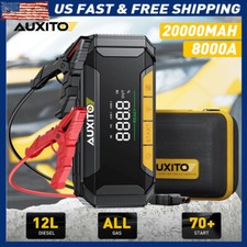 AUXITO 20000mAh Car Jump Starter Booster Jumper Power 12V Bank Battery Charger picture