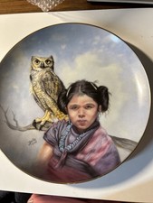 LOYAL GUARDIAN - Perillo Native American Art Collector Plate 1989-90 GWB13#8 picture