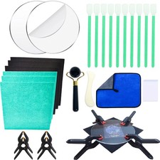 Luxiys 28 PCS Trading Card Cleaning Kit Sports Care Black  picture