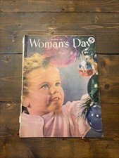 December 1947 Woman’s Day Magazine Vintage Mid Century Holiday Issue picture