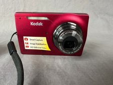 Kodak Easyshare M1093 IS 10.0 MP Digital Camera Red w/ Battery & Charger VG Cond picture