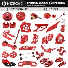 NICECNC Chain Guide Footpegs Rear Brake Disc Guard For Honda XR650L 1993-2025 picture