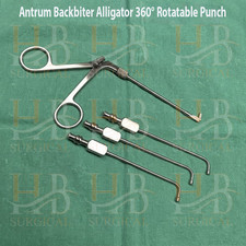 Antrum Backbiter Alligator 360° Rotatable Punch Surgical ENT Instruments picture