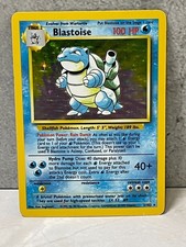 Pokemon Base Set English Holo Rare - Blastoise 2/102 picture