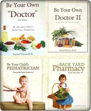 4 BOOK SET - Be Your Own Doctor 1/2, Pediatrician & Pharmacy by Rachel Weaver MH picture