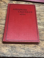 Advanced Calculus Frederick S. Woods MIT  Vintage 1934 HC picture