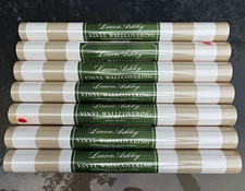 Laura Ashley Cirque Paper Backed Vinyl Wall Paper 7 Rolls Vintage 1985 picture