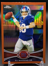 2012 Topps Chrome Eli Manning #103 Orange Refractor New York Giants picture