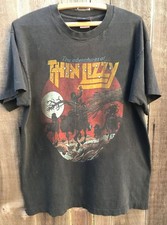 1981 Thin Lizzy The Adventures Of Thin Lizzy Charcoal Unisex T shirt KH18040 picture